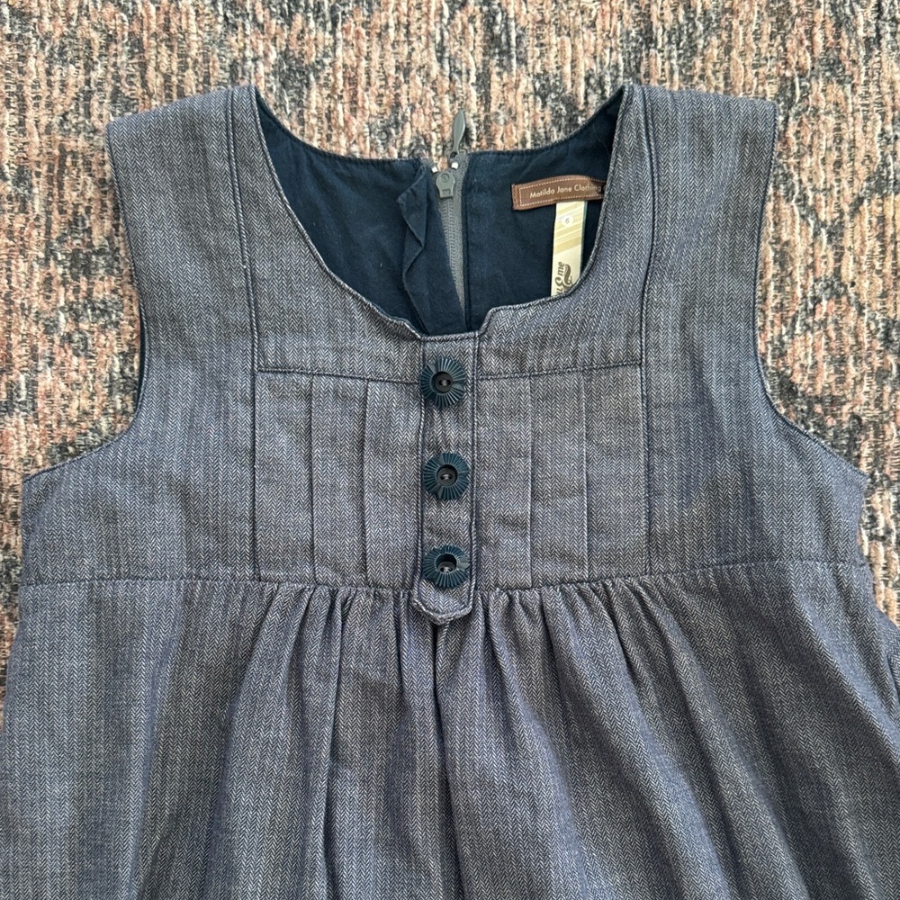 Matilda Jane You and Me Homeroom Vintage 100%cotton dress. Size 4/6